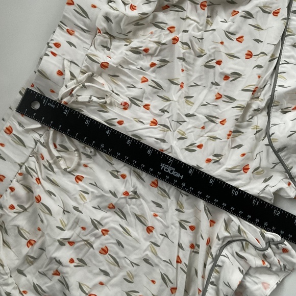 Cozy Earth Women’s Tulip Toile Short Sleeve Pajama Set Sz S Bamboo Luxury Soft - Picture 12 of 15